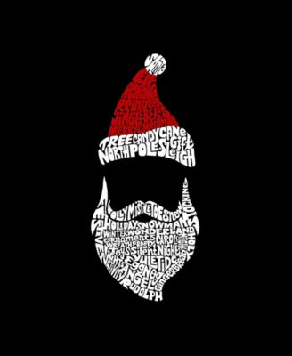 Plus Size Santa Claus Word Art T-Shirt