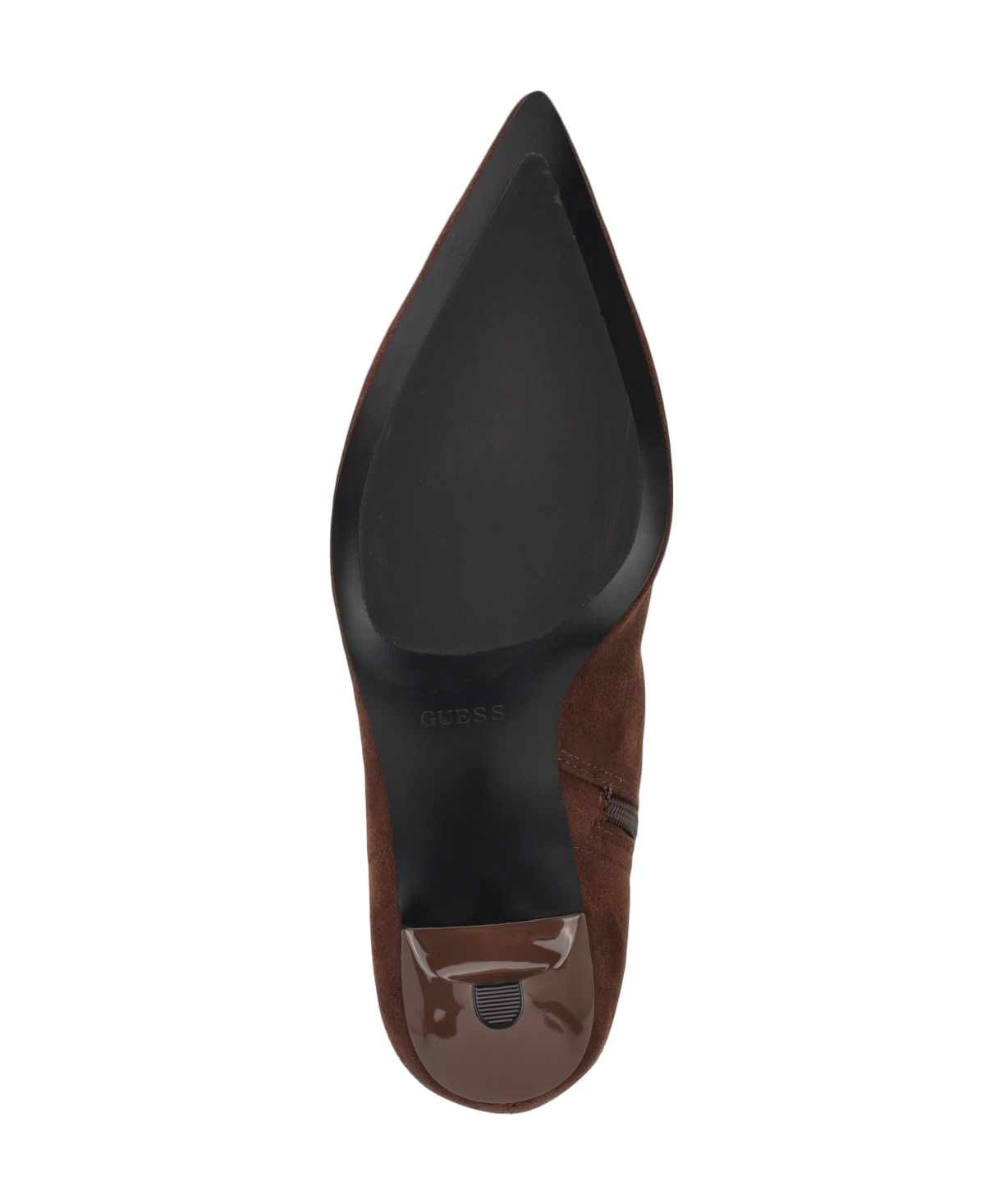 Guess Women's Yanka Pointed Toe Kitten Heel Dress Booties In Burgundy