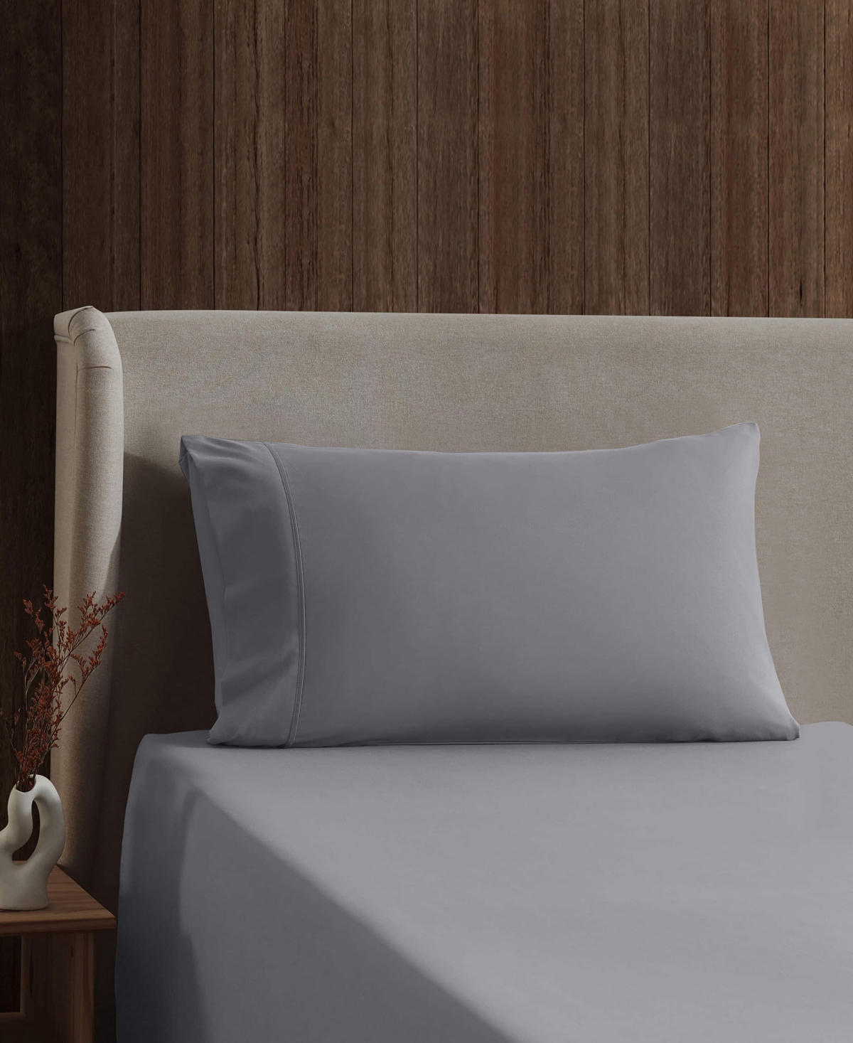 Nestl Premier Collection Deep Pocket 3 Piece Sheet Set, Twin Xl In Gray