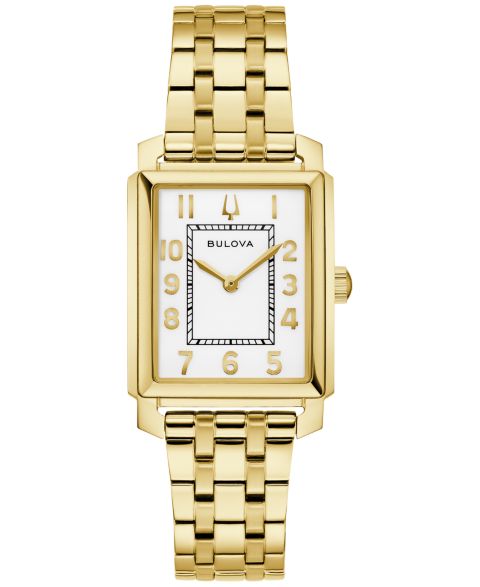 Женские наручные часы Bulova Classic Sutton золотистые на браслете 25 мм