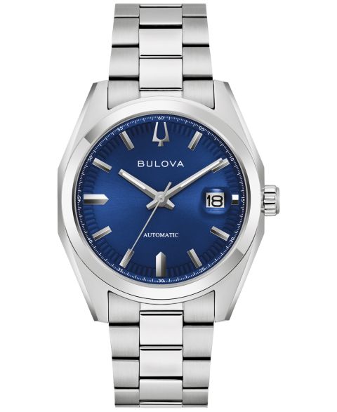 Мужские часы Bulova Classic Surveyor Automatic Silver-Tone Stainless Steel Bracelet Watch 39mm