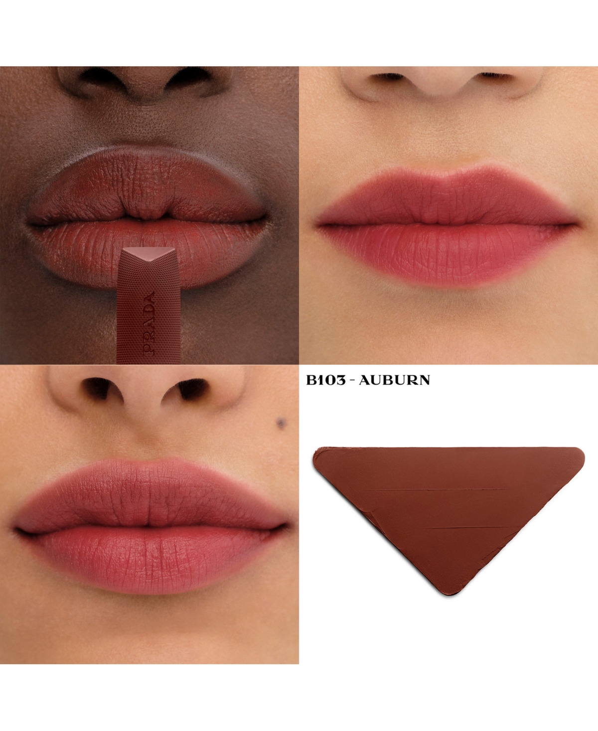 Prada Beauty Monochrome Soft Matte Refillable Lipstick