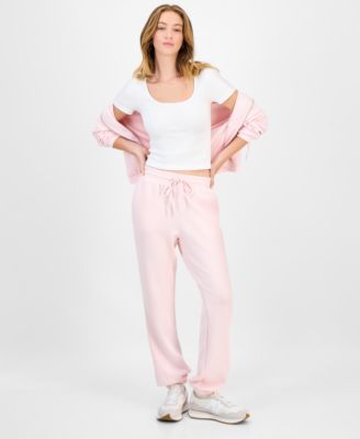 Juniors' Zip-Up Scuba Sweatshirt & Scuba Joggers