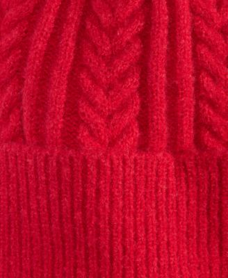 Solid Cable Knit Beanie, Macy's Exclusive