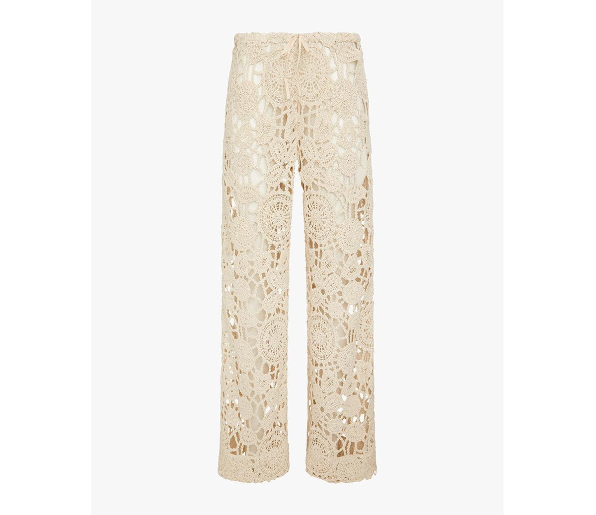 WeWoreWhat Women's Pull On Crochet Pant
