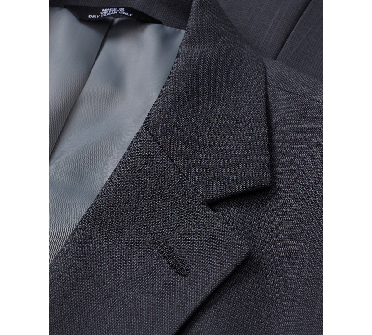 Haggar Men's Travel Performance Suit Separates Notch Lapel Jacket In Gray