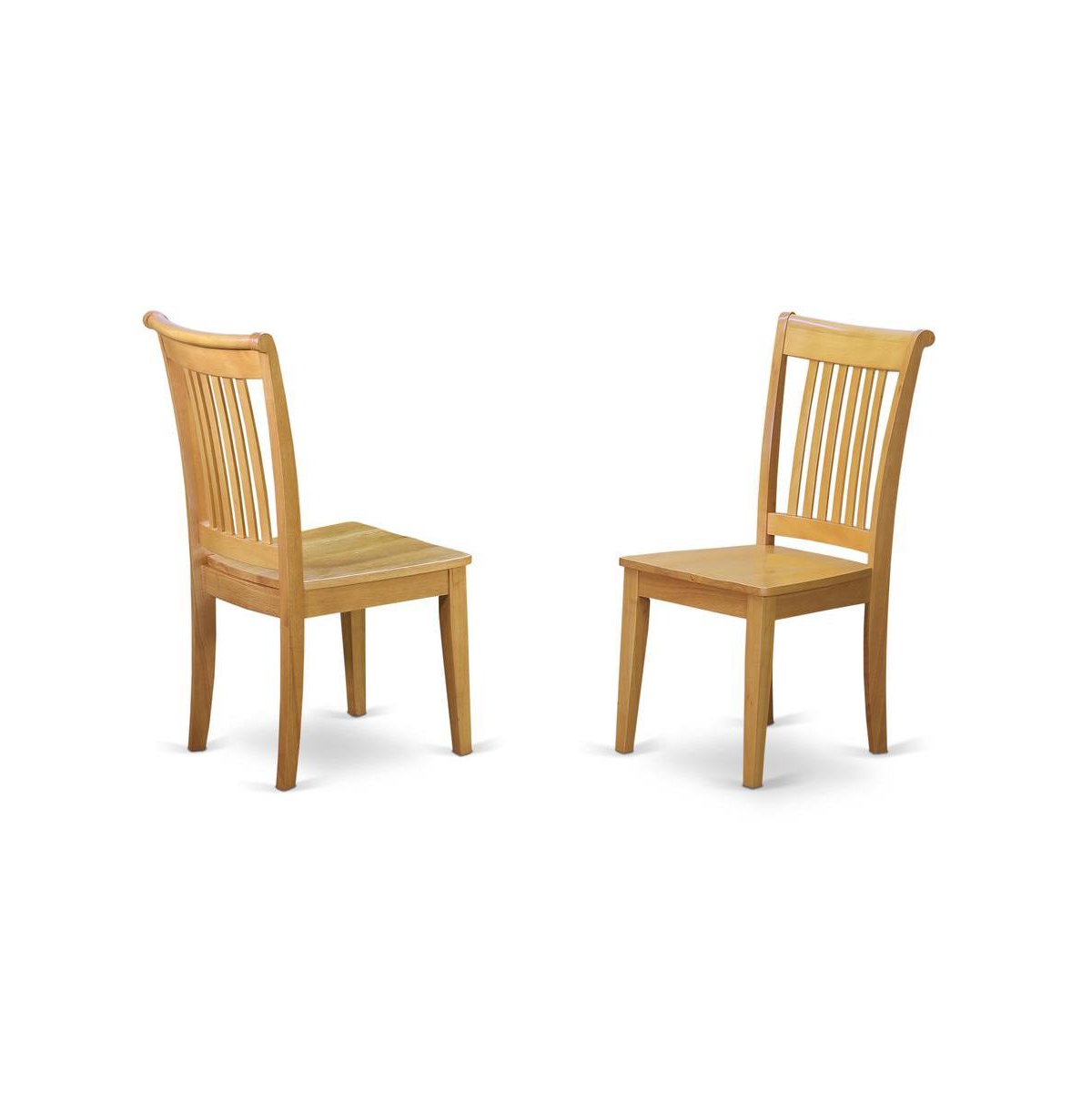 East West Furniture Dining Room Set Oak