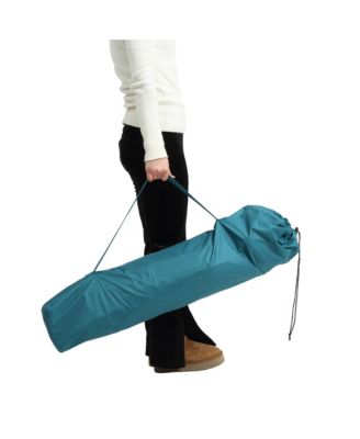 Hammock Camping Chair, Folding Portable Rocking Chair, Aluminum Alloy Adjustable Back Swinging Chair with Pillow Cup Holder, Recliner with Carry Bag for Outdoor Travel Lawn Backyard, Blue (2pcs)