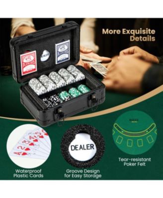 Texas Hold'em Poker Chip Set with 300 Pieces