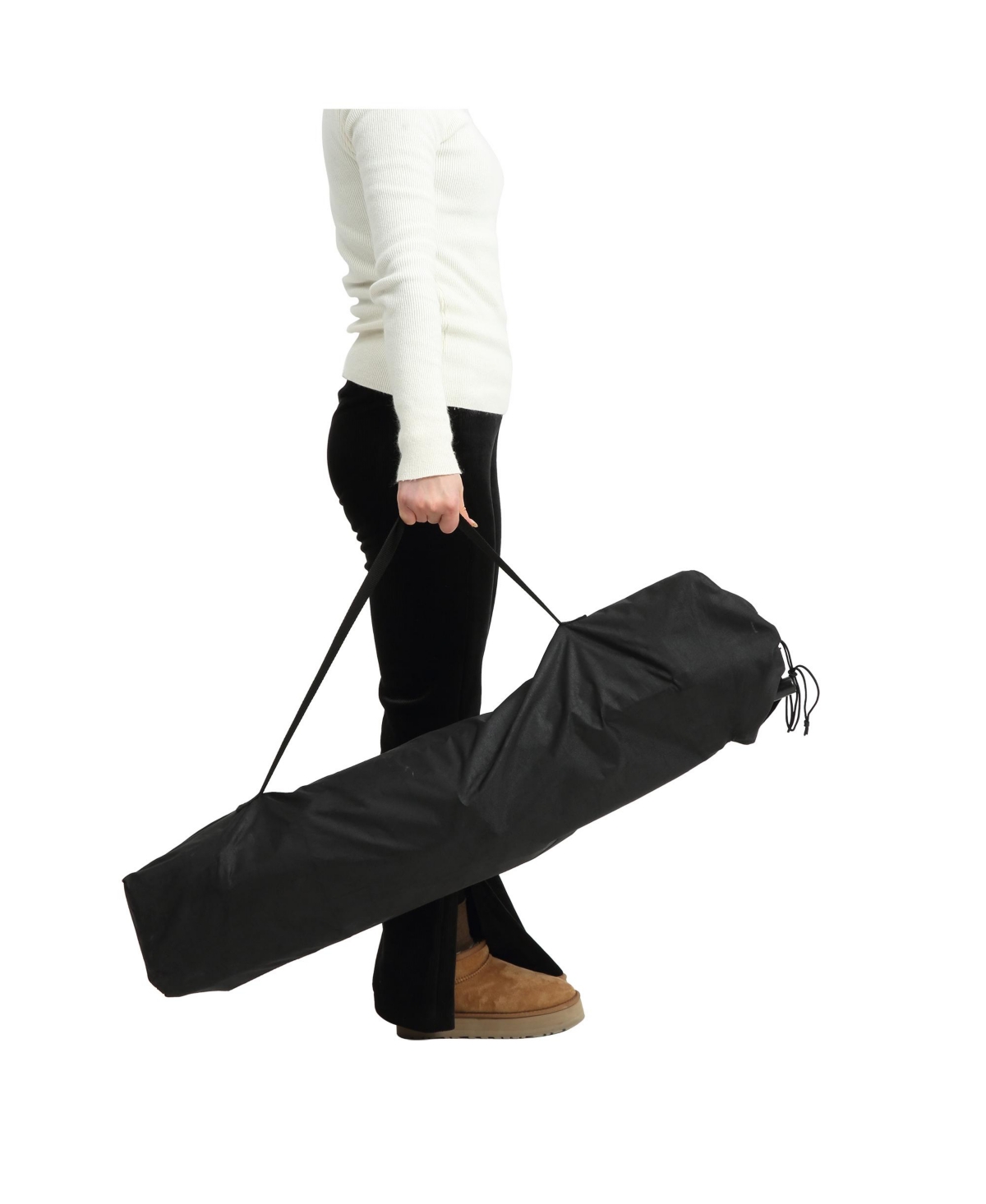 Hammock Camping Chair, Folding Portable Rocking Chair, Aluminum Alloy Adjustable Back Swinging Chair with Pillow Cup Holder