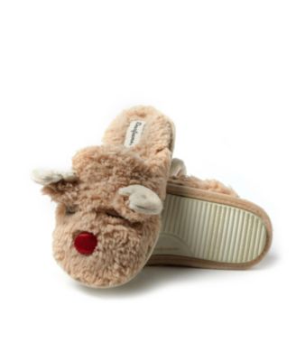 Women's Shay Holiday Christmas Reindeer Scuff Slipper
