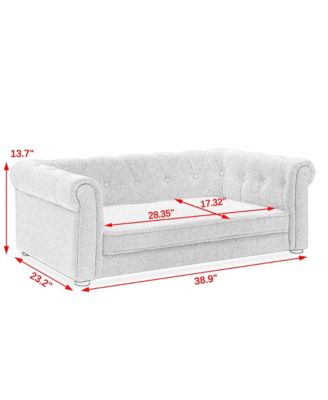 Elevated Dog Sofa Bed Modern Design for Small Dogs Blue