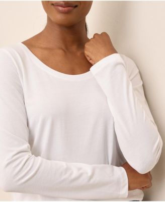 Women's Organic Cotton Softspun Long Sleeve Scoop Neck Tee