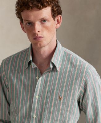 Men's Classic-Fit Striped Oxford Shirt