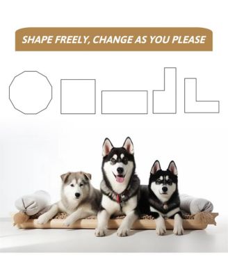 12 Black Panels 31.7 in H. Heavy Duty Metal Pet Exercise Pen with Door for Outdoor, Indoor