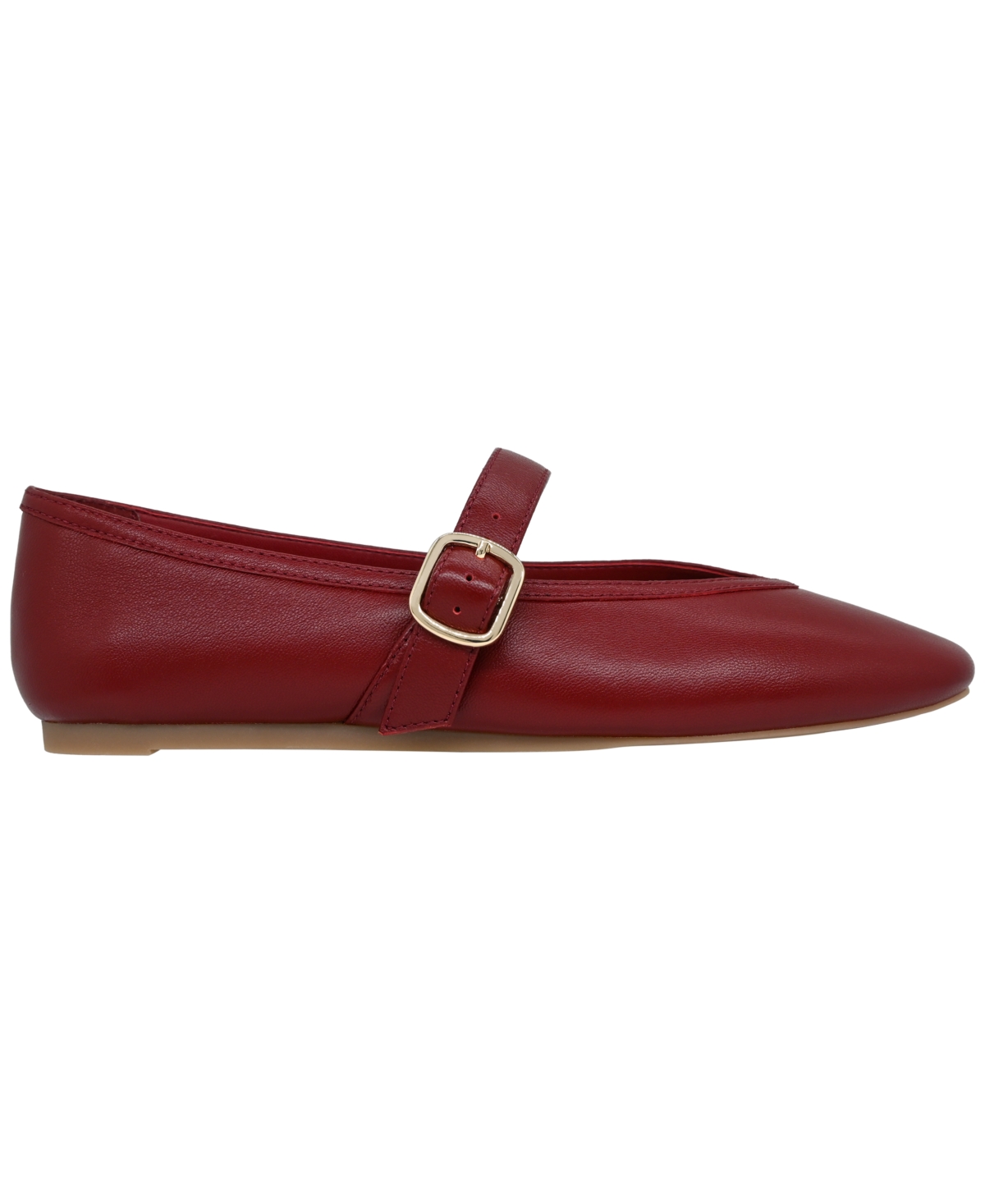 Inc International Concepts Women's Lannettee Mary Jane Flats, Macy's Exclusive In Red