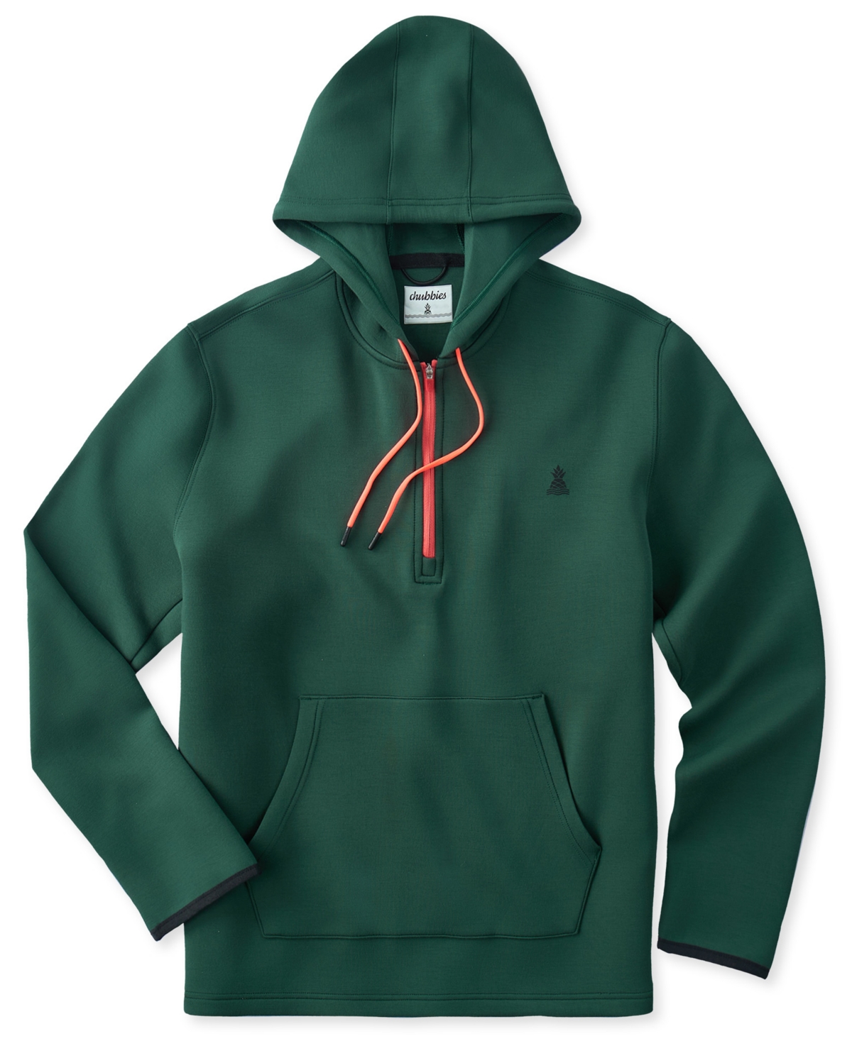 Chubbies Men's The Juniper Jumper Wave Hoodie - Dark Green