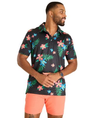 Men's The Electric Flowers Performance Polo Shirt