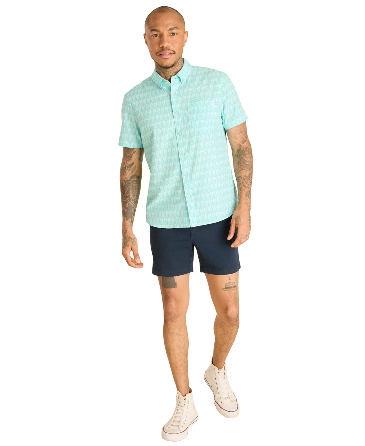 Chubbies Men's The Tropical Punch Performance Friday Shirt