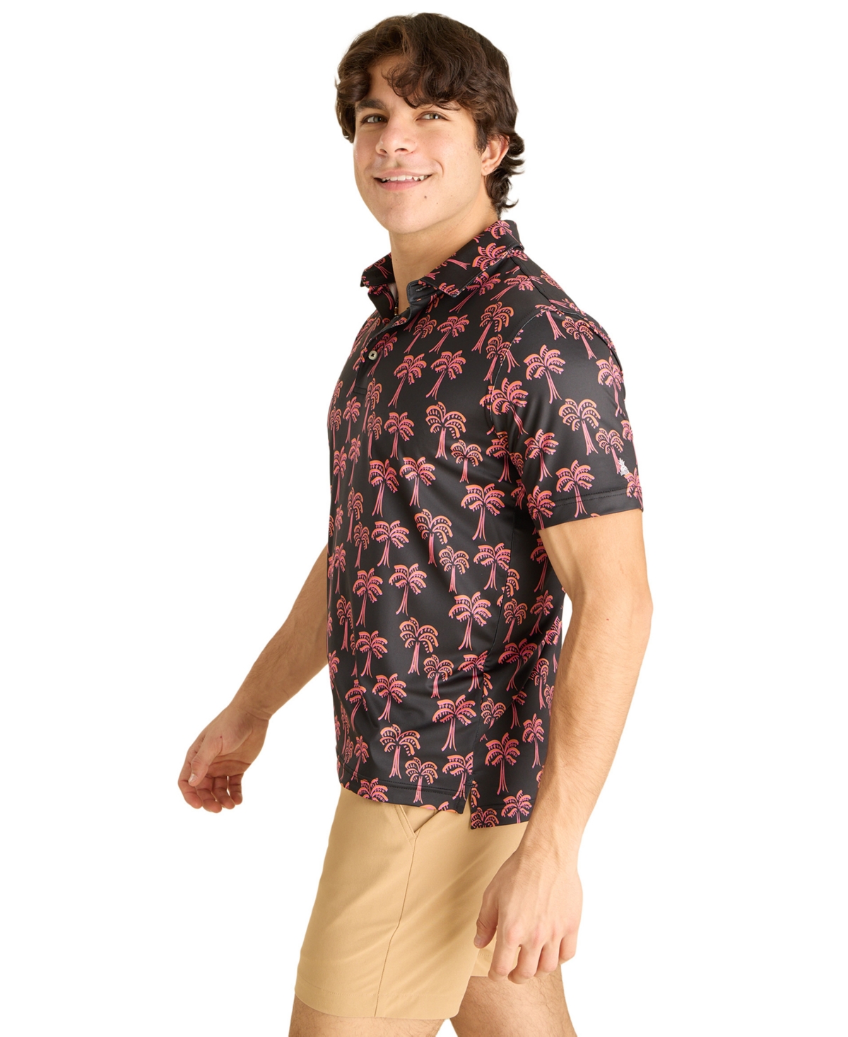 Chubbies Men's The Tropical Night Performance Polo Shirt