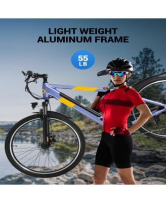 550W 26" Ebike for Adults, 48V Hidden Removable Battery, Up to 50 Miles, Shimano 21-Speed City Commuter EBike for Men & Women