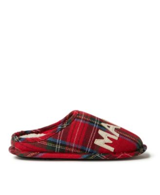 Women's Plaid Mama Bear Mom Clog House Slipper