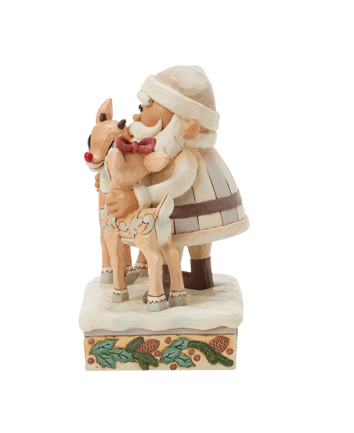 Jim Shore Woodland Santa With Reindeers Figurine In Multi