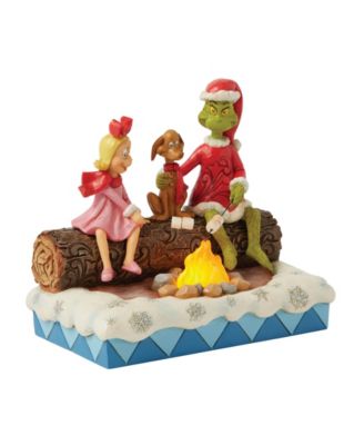 Grinch, Max and Cindy Roasting Figurine