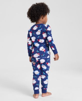 Toddler 12M-4T Santas Snug-Fit Pajama Set, Macy's Exclusive