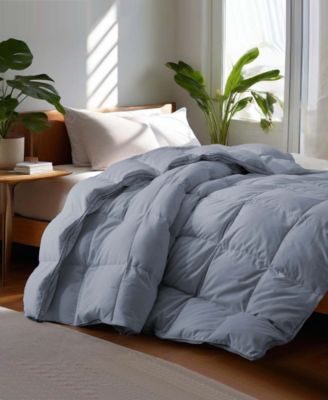Medium Warmth Goose Feather Down Fiber Comforter, California King