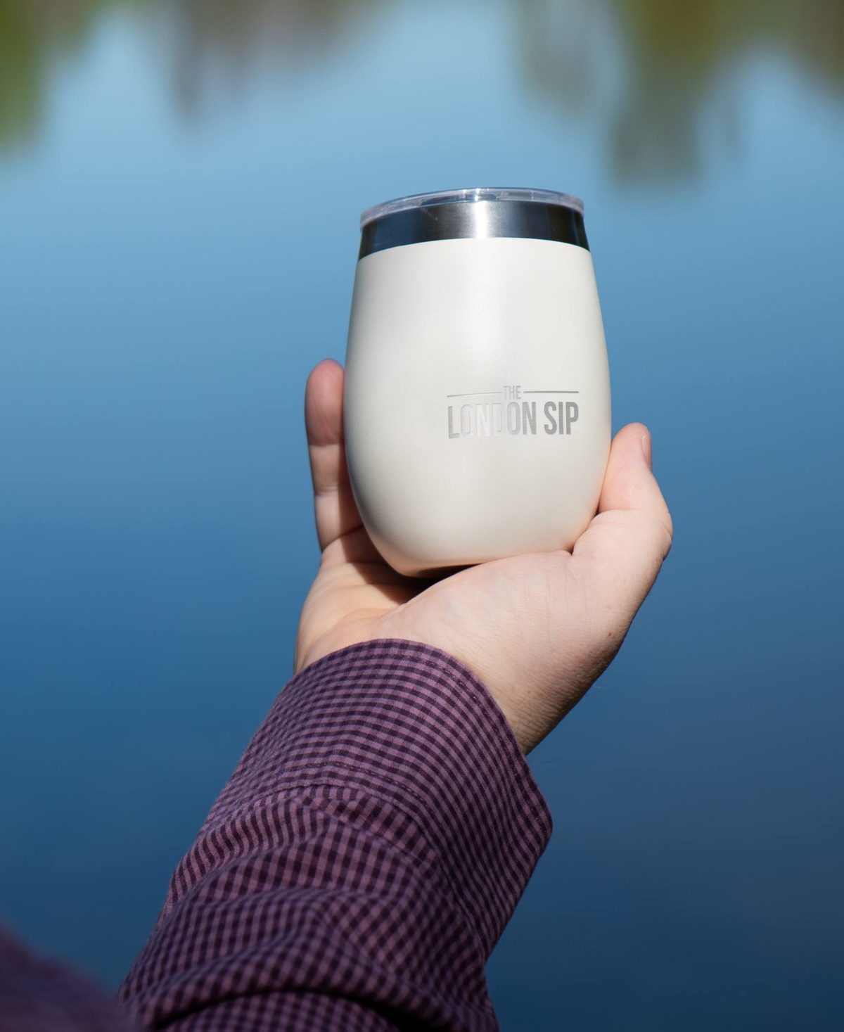 London Sip Stainless Steel 8 Oz. Yerba Mate Cup Set In White