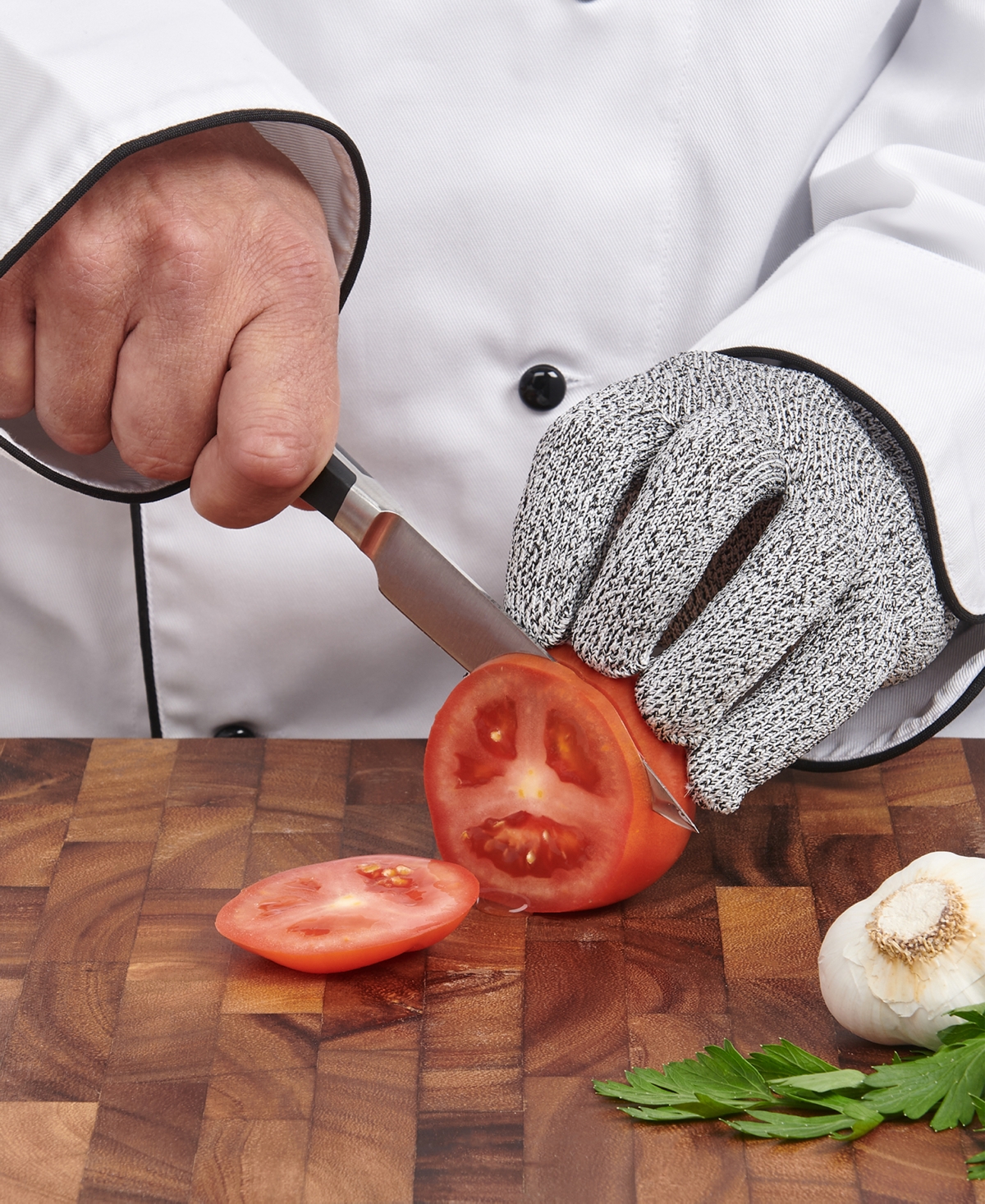 Cat Cora Cutlery-pro 3-piece Triple-rivet Handle Forged Chefs Knives Set In Multi