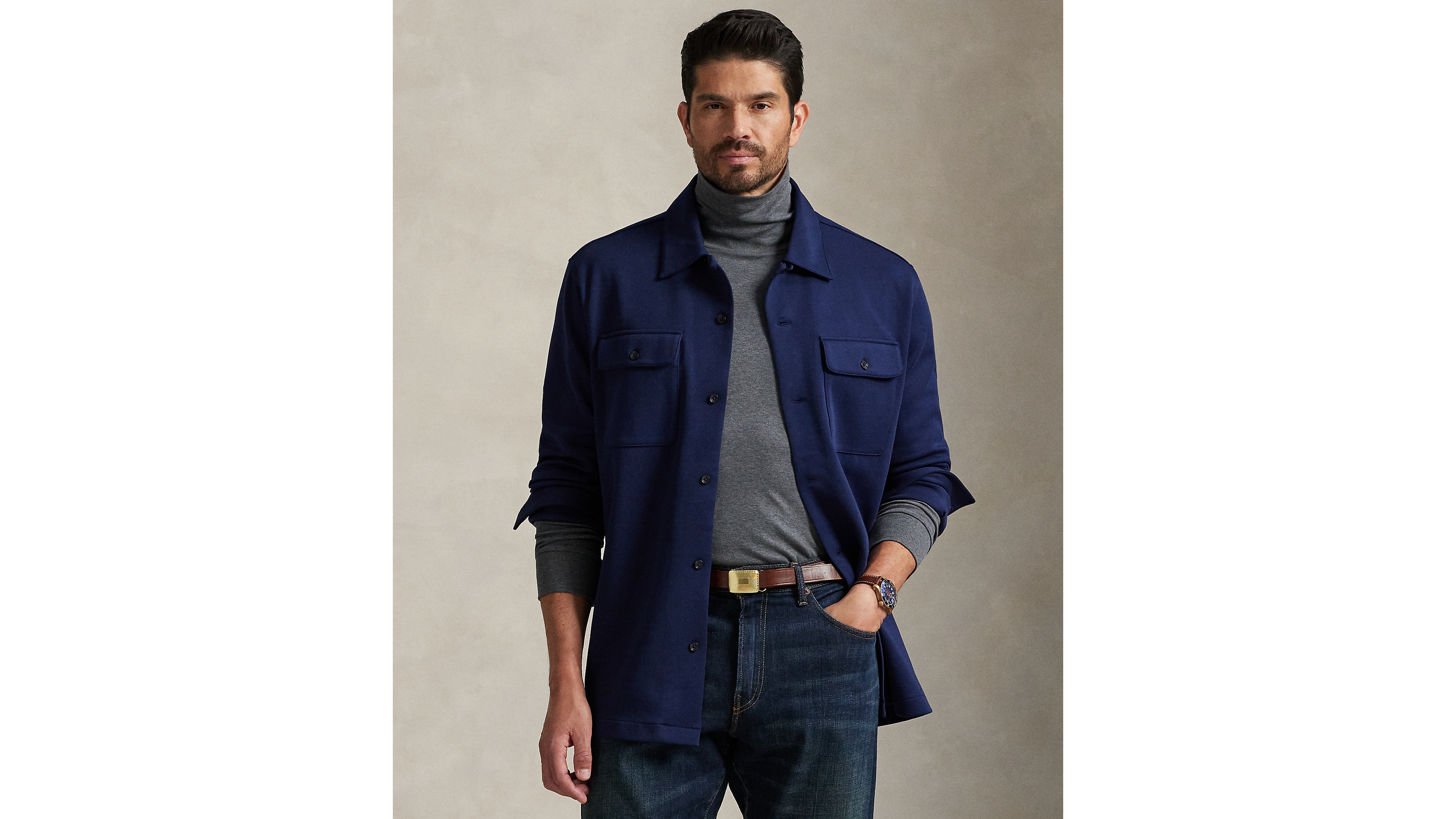 Polo Ralph Lauren Long Sleeve Double Knit Tech Shirt