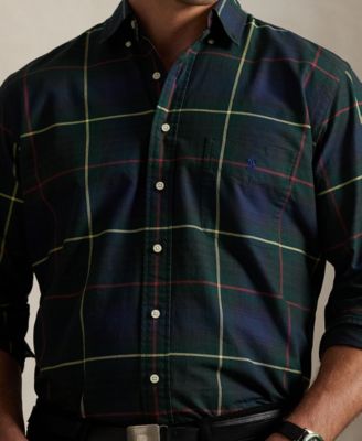 Men's Big & Tall Plaid Oxford Shirt