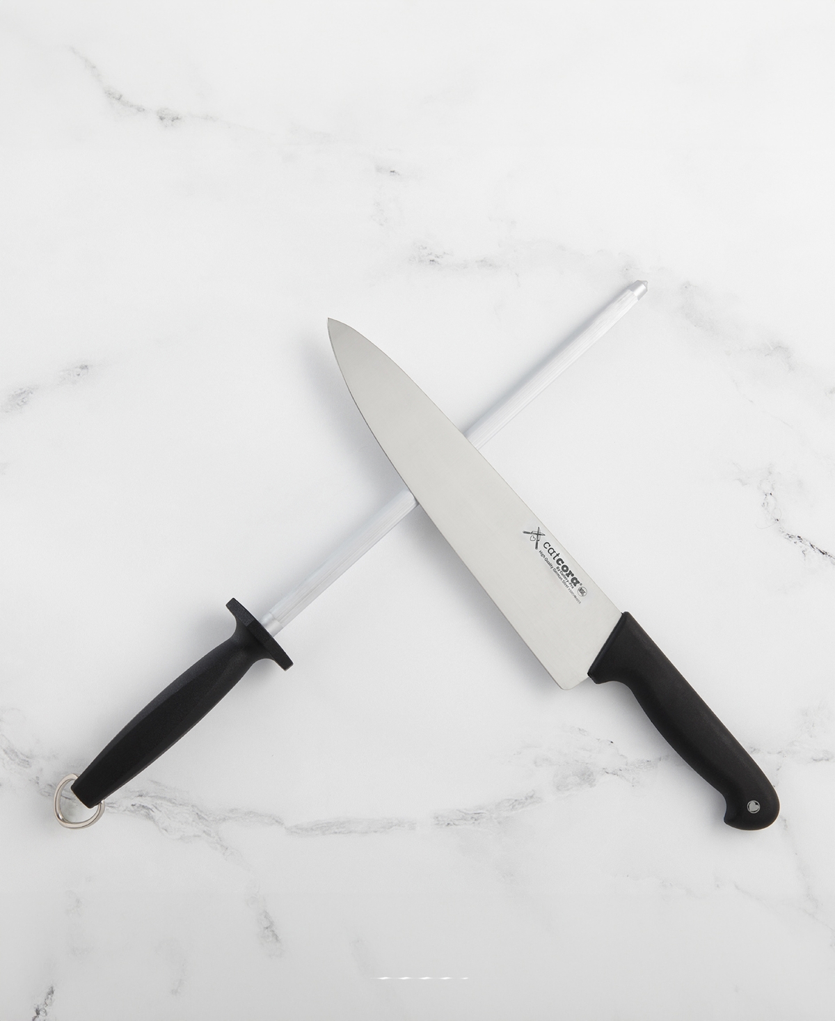 Cat Cora Cutlery-pro 18.5" Knife Sharpening Honing Steel In Multi
