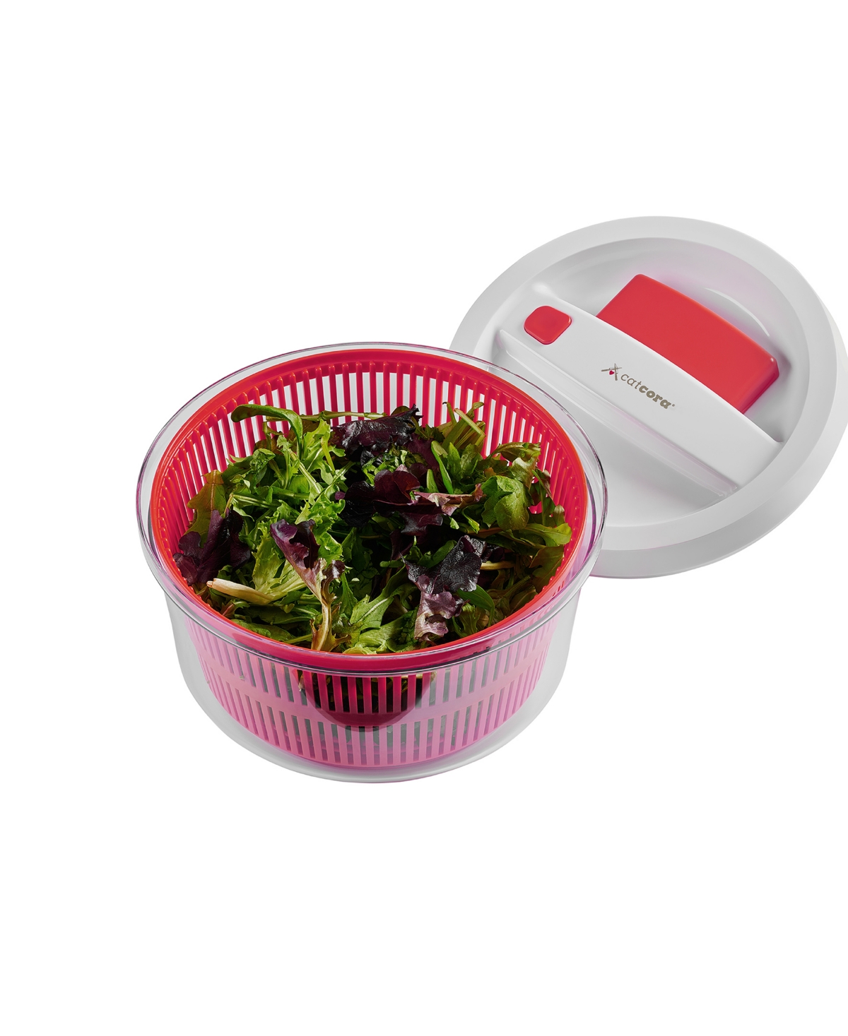 Cat Cora Cutlery-pro 4.7-quart Quickspin Salad Spinner In Multi