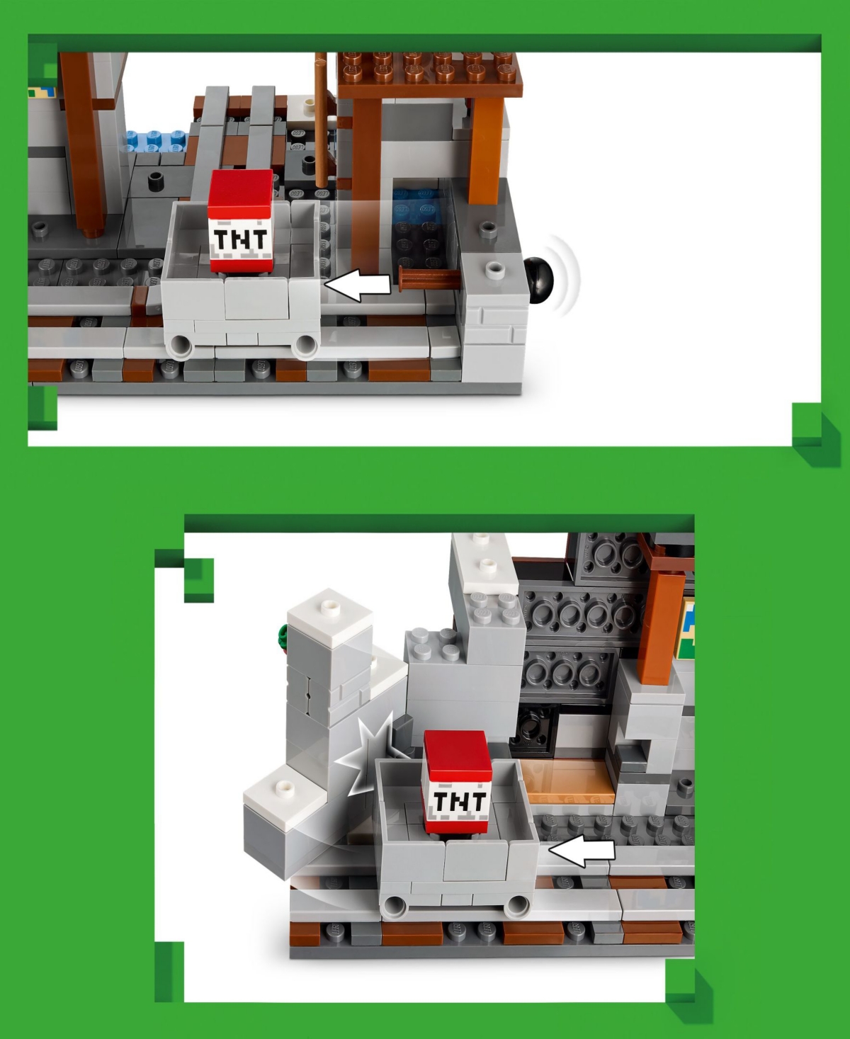 Lego Minecraft The Pickaxe Mine 21277 Toy Building Set, 530 Pieces In Multi