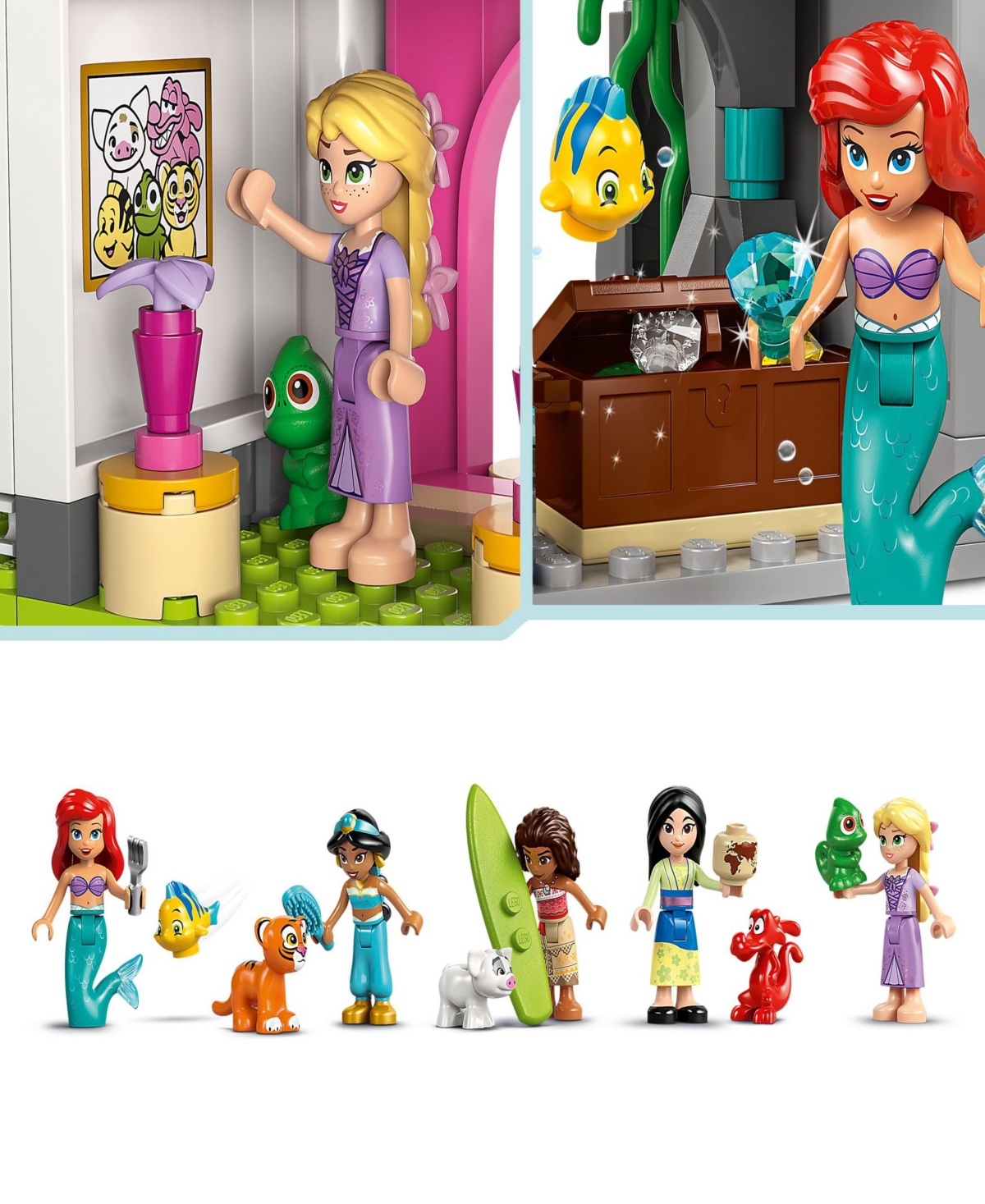 Lego Disney Princess Castle Royal Pets 43267 Toy Building Set, 787 Pieces In Multi