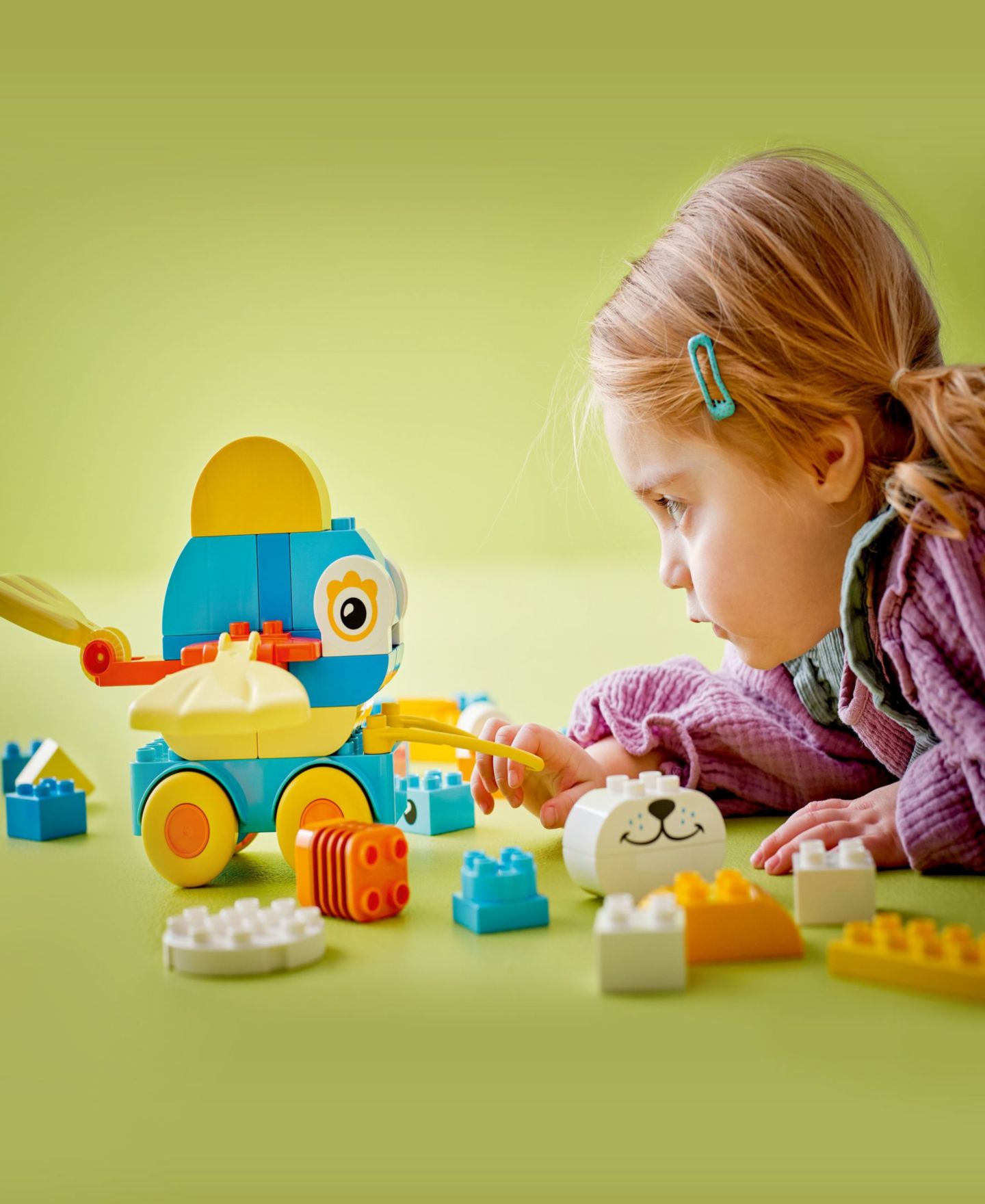 Детский конструктор LEGO® Duplo Town 3 in1 Animals on Wheels 10448 Toy Building Set, 58 Pieces — фото 4