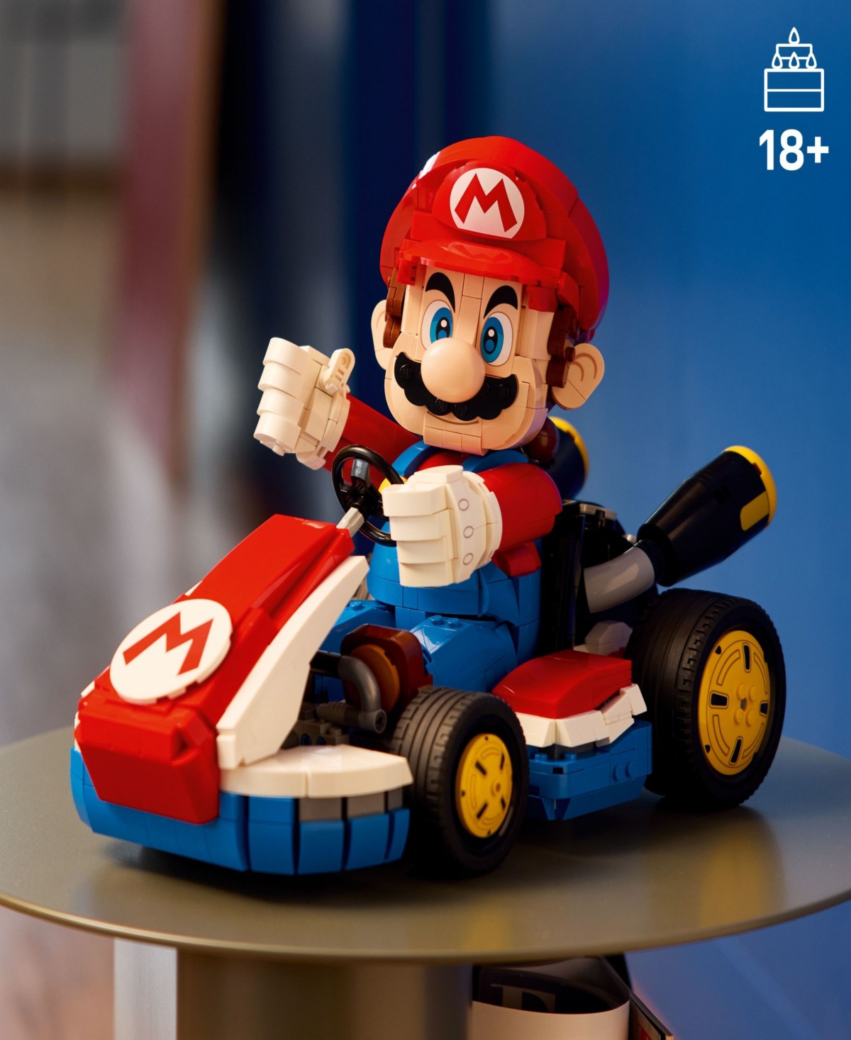 Lego Super Mario Kart Mario And Standard Kart 72037 Toy Building Set, 1972 Pieces In Red