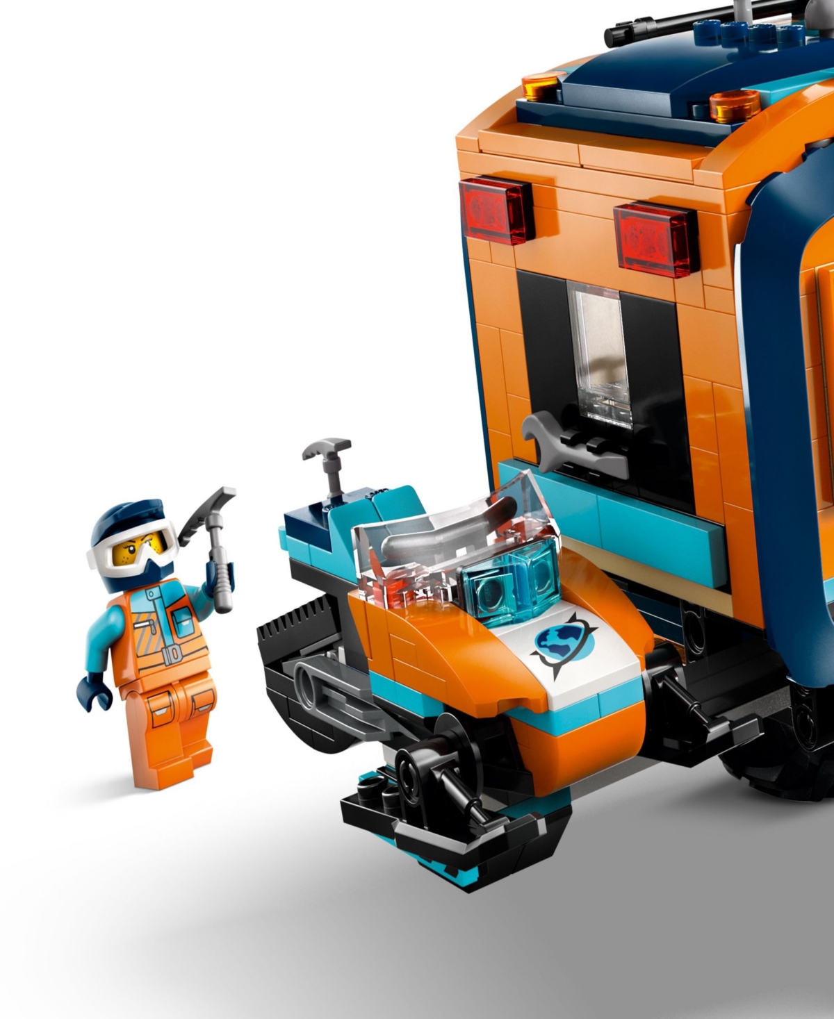 Lego City Arctic Explorer Science Lab Truck 60471 Toy Building Set, 1064 Pieces
