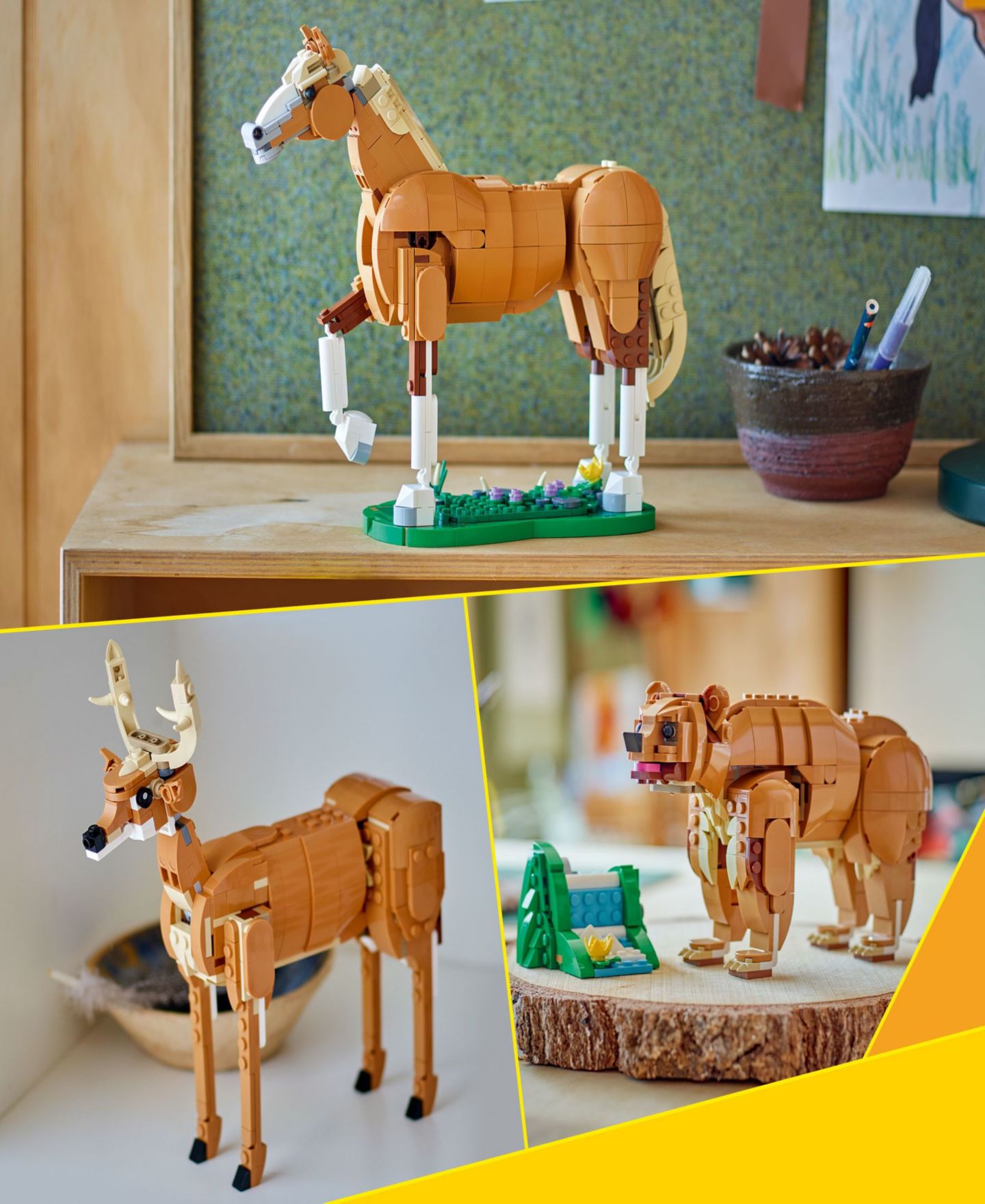 Детские конструкторы LEGO® Creator 3 in 1 Beautiful Horse Building Toy 31166, 685 Pieces — фото 5