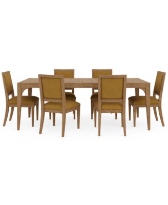 Everleigh 7-Pc. Set (Table & 6 Upholstered Back Side Chairs)