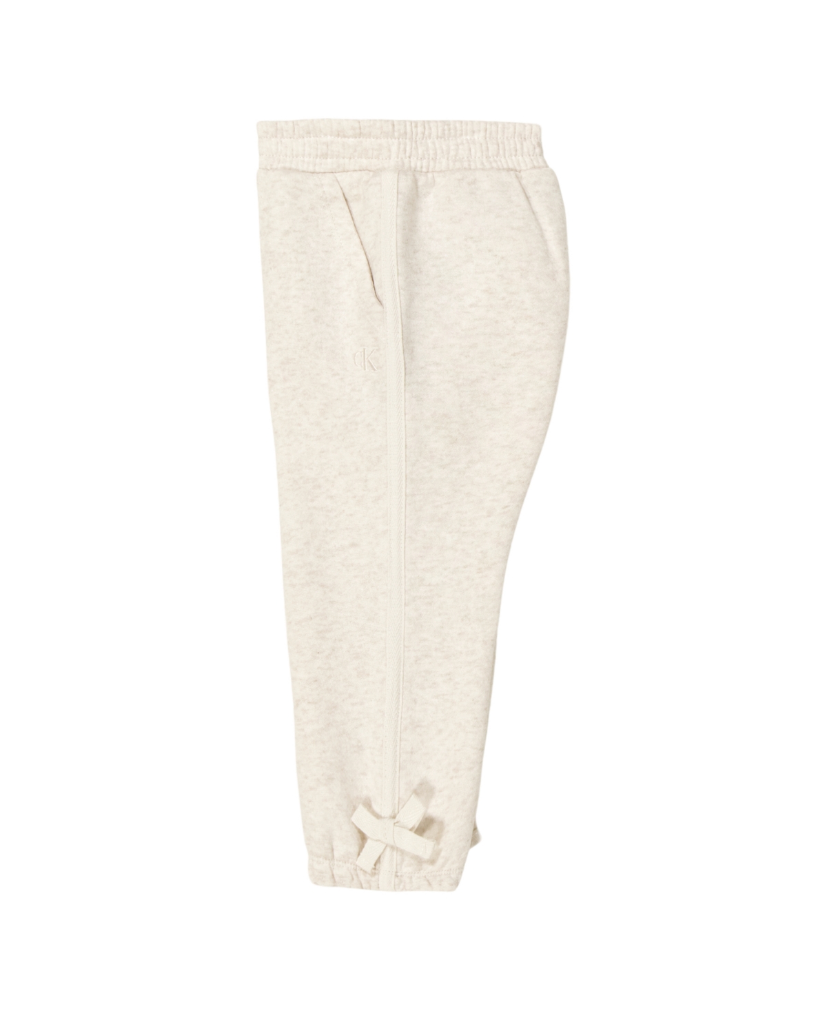 Calvin Klein Baby Girls 2-piece Fleece Sweatshirt And Pant Set In Neutral