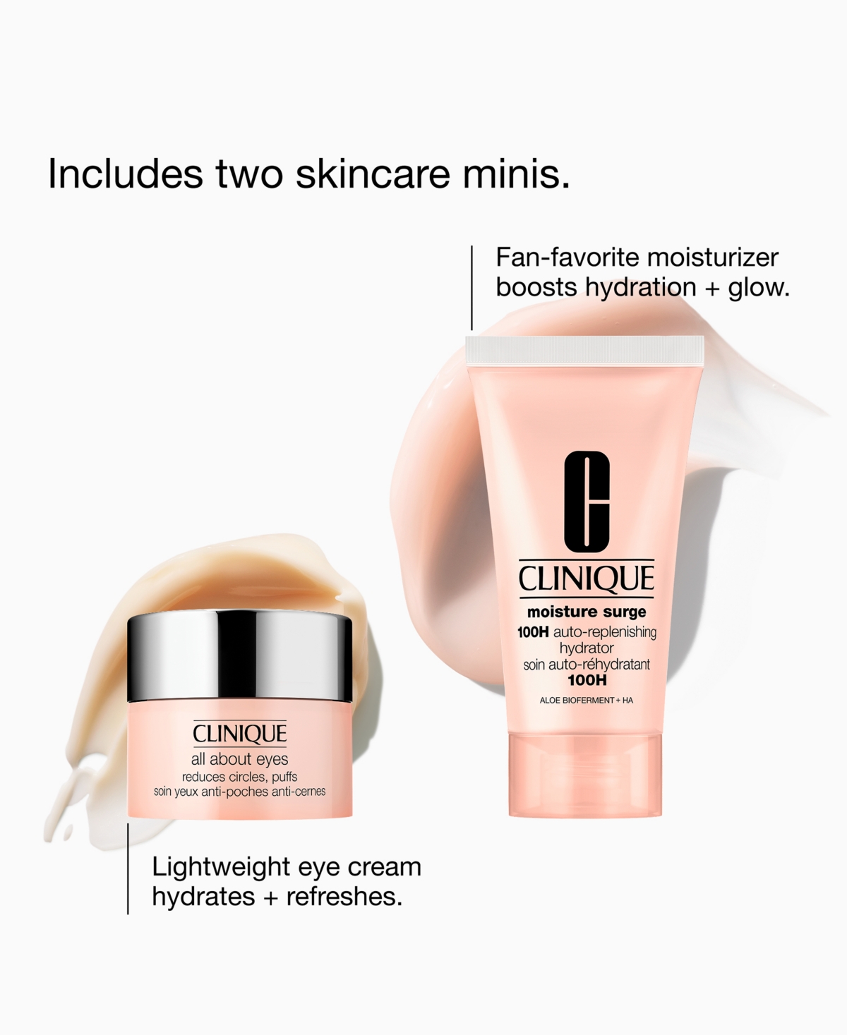 Clinique 2-pc. Merry Moisture: Moisture Surge Mini Skincare Set In Transparent