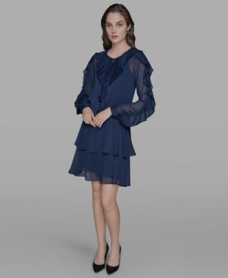 Women's Layered Ruffle Dress