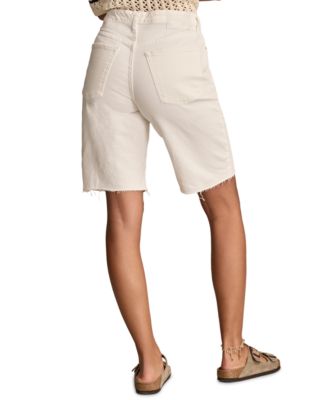 Women's Loose High-Rise Bermuda Shorts