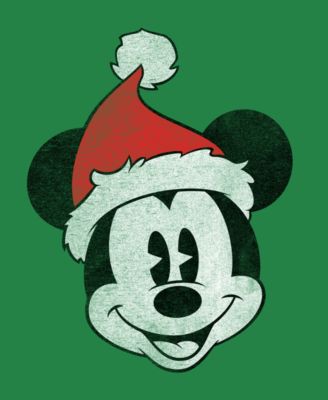 Men's Santa Mickey Graphic Fleece Hoodie