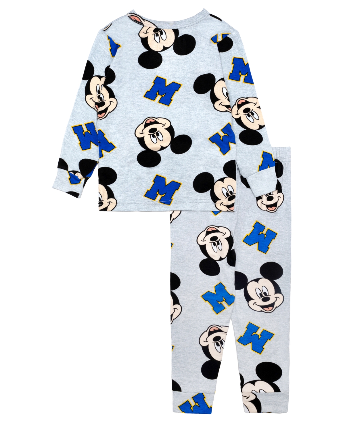 Ame Toddler Boys 2-piece Mickey Mouse Tight Fit Pajama Set In Multi
