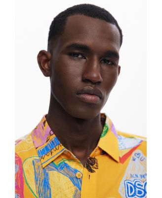 Men's Short-sleeve shirt with fruits